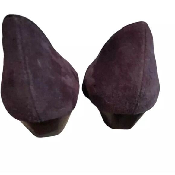 Woman’s Purple Kid Suede Flat Shoes Valerie Steven’s Marta B1025 Sz 8.5 M READ - Picture 9 of 13